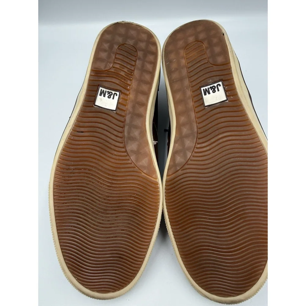 Johnston‎ Murphy J&M Mens 10M Brown Sheepskin Oxford Dress Shoes